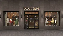 Une enseigne permet au magasin d’être identifiée